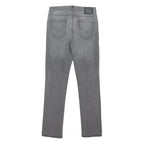 LEVI'S 512 Tapered Mens Slim Grey Denim W31 L30 Button Cotton Blend Jeans