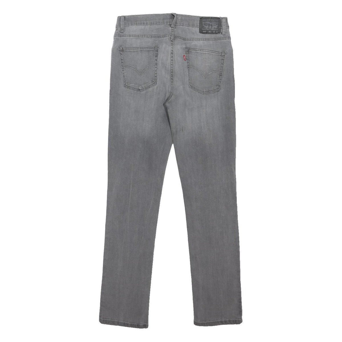 LEVI'S 512 Tapered Mens Slim Grey Denim W31 L30 Button Cotton Blend Jeans