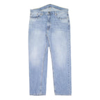 LEVI'S 505 Mens Jeans Blue Relaxed Straight Denim Medium W38 L32 Classic Casual