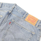 LEVI'S 505 Mens Jeans Blue Relaxed Straight Denim Medium W38 L32 Classic Casual