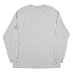 ALSTYLE Mens Grey 2007 Rose Bowl Football Graphic Long Sleeve Crew Neck XL
