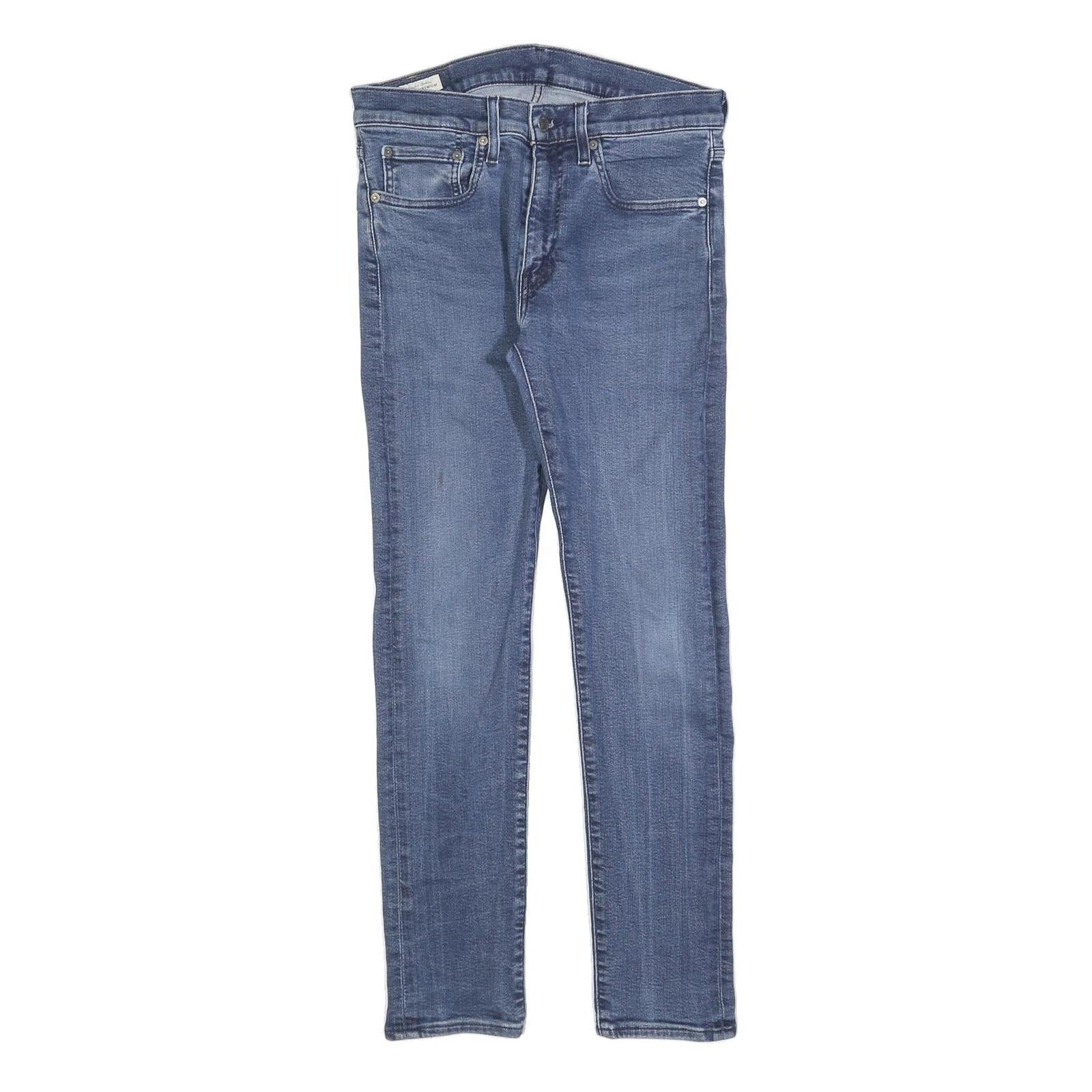 LEVI'S 519 BIG E Mens Jeans Blue Slim Skinny Denim Medium W31 L30 Zip