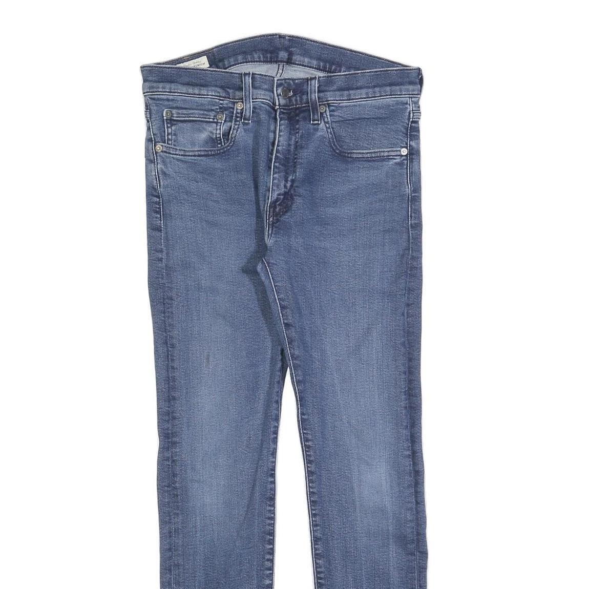LEVI'S 519 BIG E Mens Jeans Blue Slim Skinny Denim Medium W31 L30 Zip