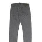 LEE Mens Slim Grey Denim Jeans W30 L33 Cotton Blend Zip Classic
