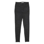 LEVI'S Mile High Super Skinny Womens Jeans Black Slim Skinny Denim Dark W28 L32