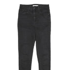 LEVI'S Mile High Super Skinny Womens Jeans Black Slim Skinny Denim Dark W28 L32