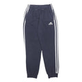 ADIDAS Womens Joggers Navy Blue & White Slim Tapered S W22 L26 Classic