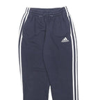 ADIDAS Womens Joggers Navy Blue & White Slim Tapered S W22 L26 Classic