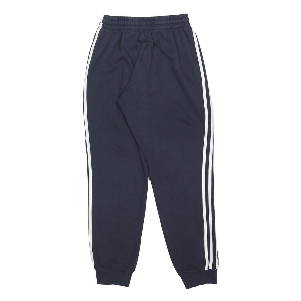 ADIDAS Womens Joggers Navy Blue & White Slim Tapered S W22 L26 Classic