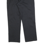 DICKIES Mens Cotton Blend Black Regular Fit Straight Leg Trousers W36 L30