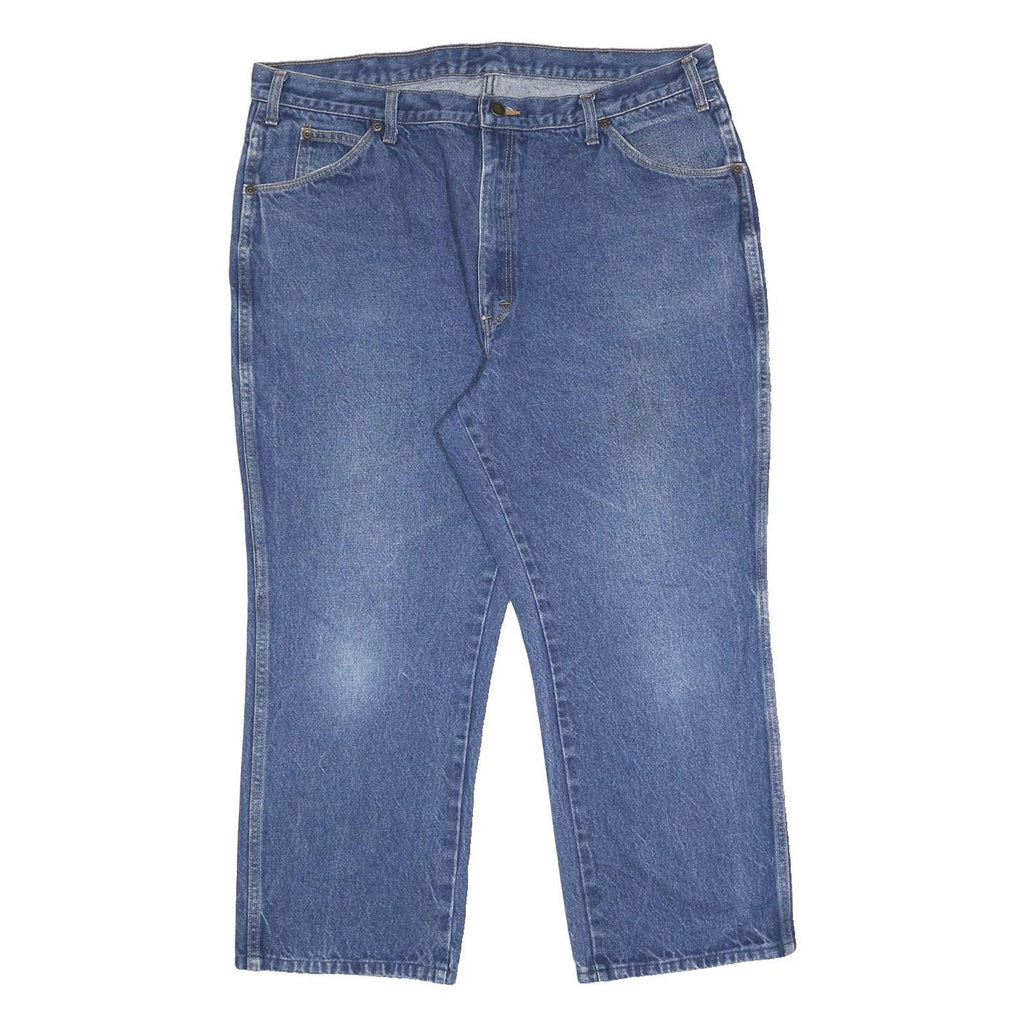 DICKIES Mens Jeans Blue Regular Straight Denim Medium W40 L26 Workwear