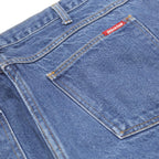 DICKIES Mens Jeans Blue Regular Straight Denim Medium W40 L26 Workwear