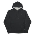 CHAMPION Mens Black Hoodie L Classic Cotton Blend Pullover Sweatshirt
