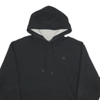 CHAMPION Mens Black Hoodie L Classic Cotton Blend Pullover Sweatshirt