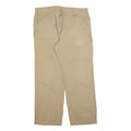 CARHARTT Mens Cotton Blend Beige Relaxed Straight Trousers W36 L30 Workwear