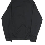 CHAMPION Mens Black Zip Hooded Cotton Jacket L Pullover Casual Sportswear