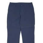 HIGH TECHNICAL Womens Trousers Blue Regular Straight W34 L31