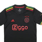 ADIDAS Ajax 21/22 Third Mens Black S T-Shirt Short Sleeve V-Neck Football Jersey