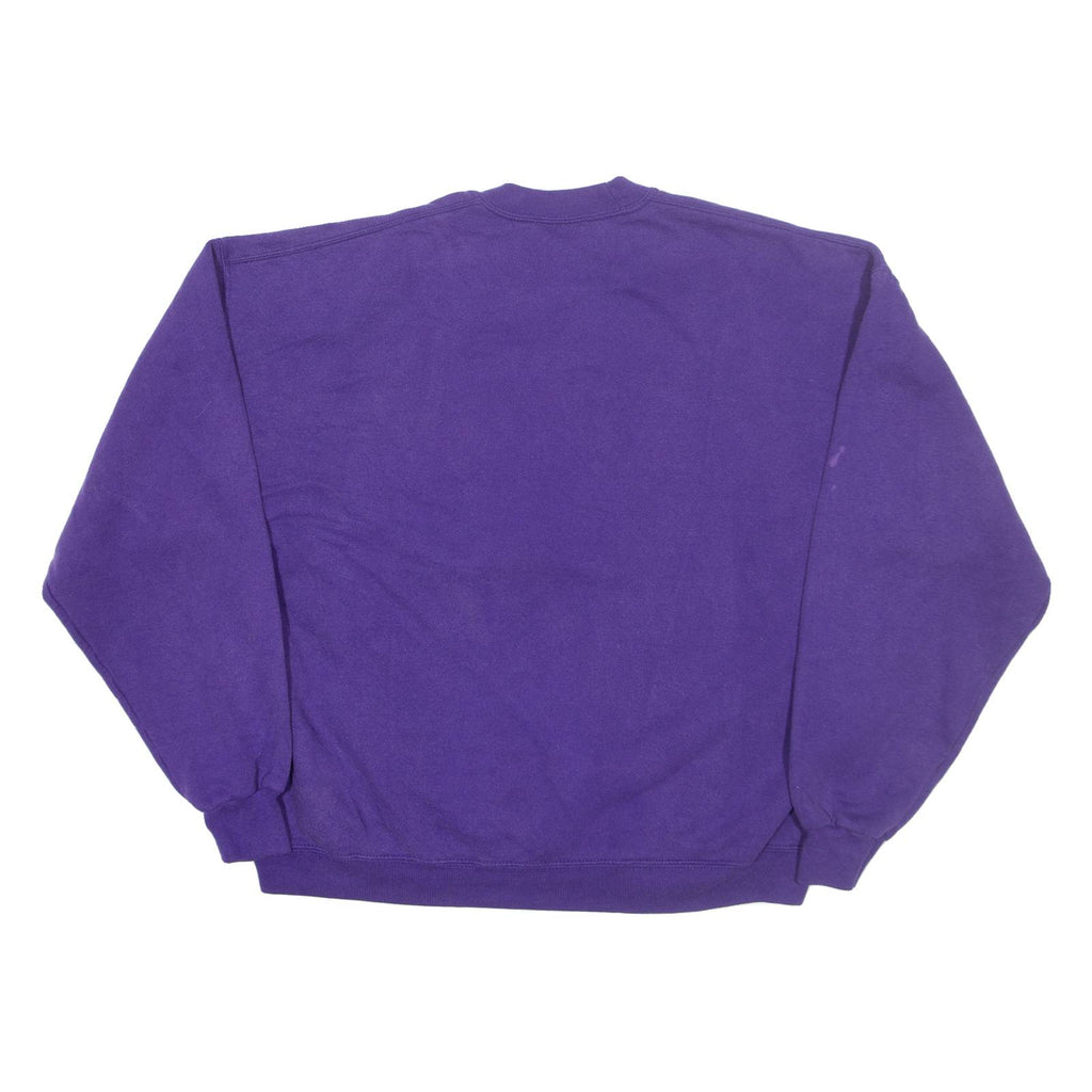 JERZEES Take The Lead Westminster Dog Womens Sweatshirt Purple XL