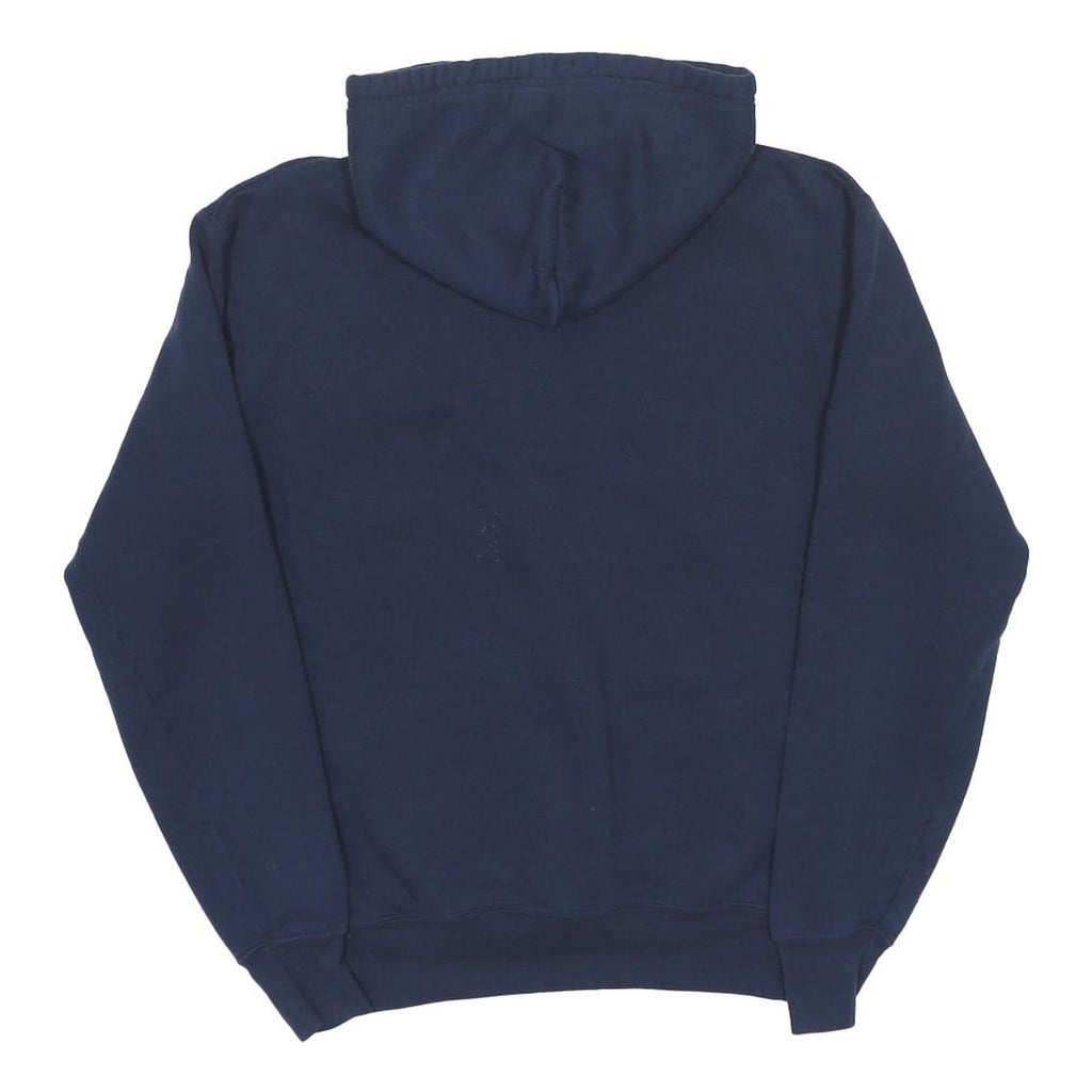 CHAMPION Mens Navy USAF Quarter Zip Hoodie M Cotton Blend Casual Sweatshirt