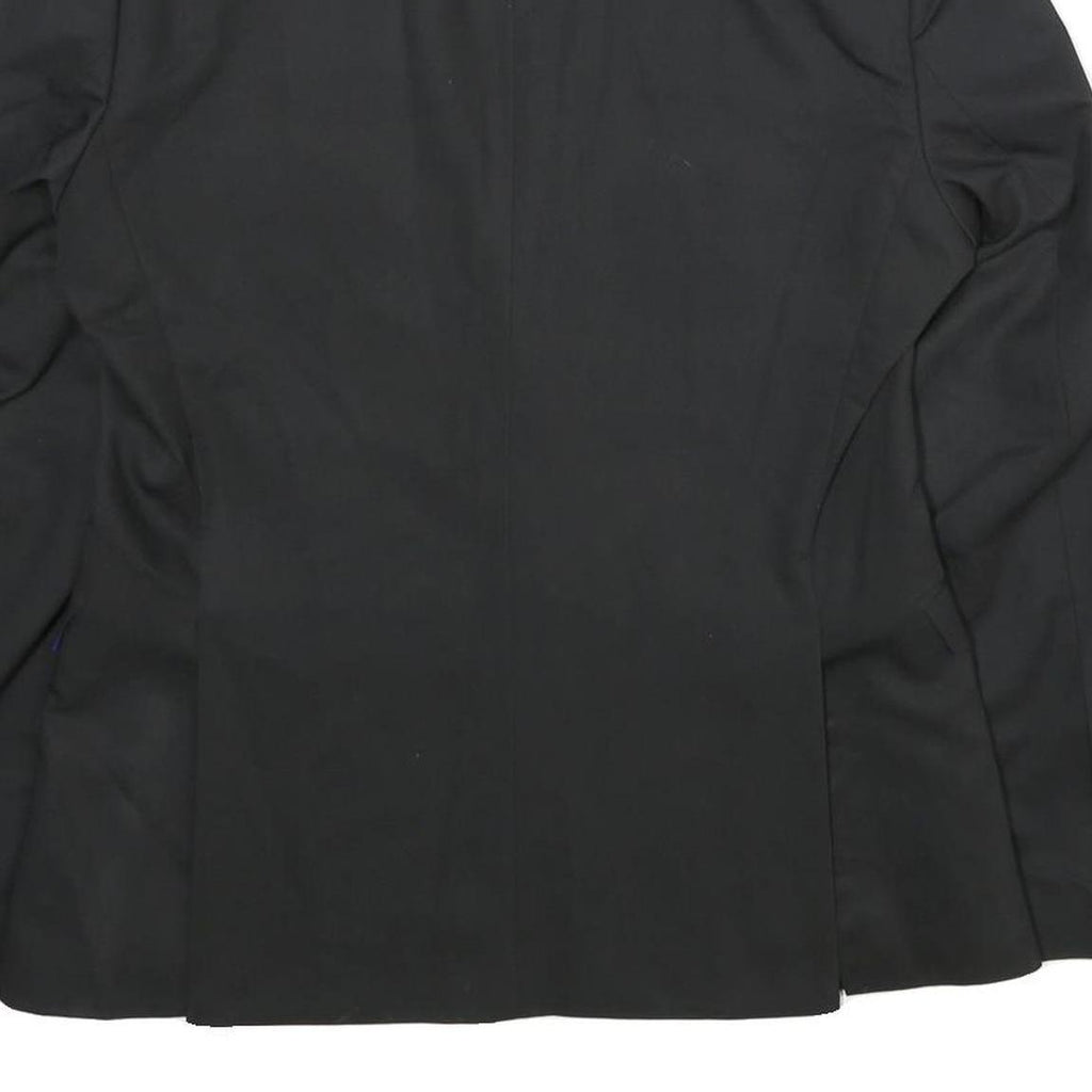 ZARA Mens Black Formal Button Jacket M Woven Classic Blazer Suit Elegant