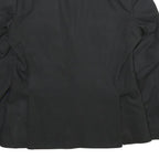 ZARA Mens Black Formal Button Jacket M Woven Classic Blazer Suit Elegant