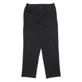 DICKIES Mens Regular Fit Black Cotton Blend Trousers W30 L32 Zip Closure