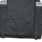 ADIDAS Womens Black Zip Up Athletic Jacket XL Polyester Blend Plain Lightweight
