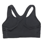 NIKE Womens Black Sports Bodysuit Sleeveless Crew Neck M Logo Activewear