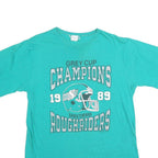 Mens Turquoise Grey Cup Champions Saskatchewan Roughriders Graphic T-Shirt L