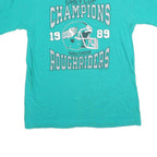 Mens Turquoise Grey Cup Champions Saskatchewan Roughriders Graphic T-Shirt L