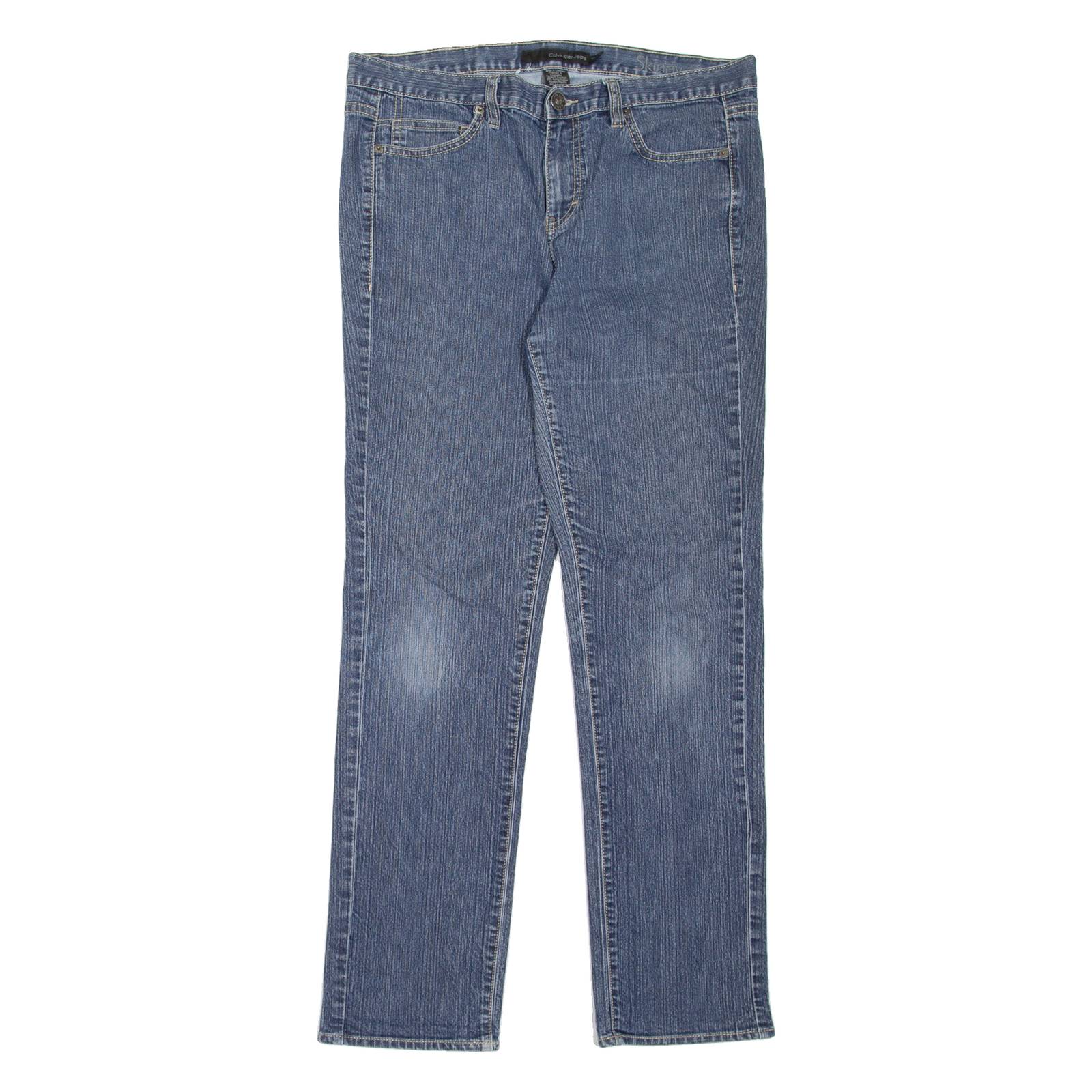 CALVIN KLEIN JEANS Womens Jeans Blue Slim Skinny W32 L33