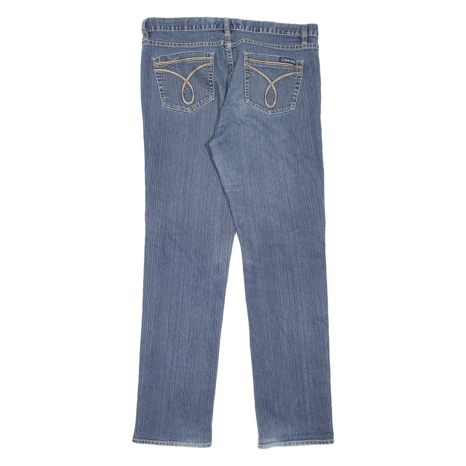 CALVIN KLEIN JEANS Womens Jeans Blue Slim Skinny W32 L33
