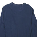 TIMBERLAND Mens Blue Crew Neck S Cotton Blend Pullover Sweatshirt Casual Wear