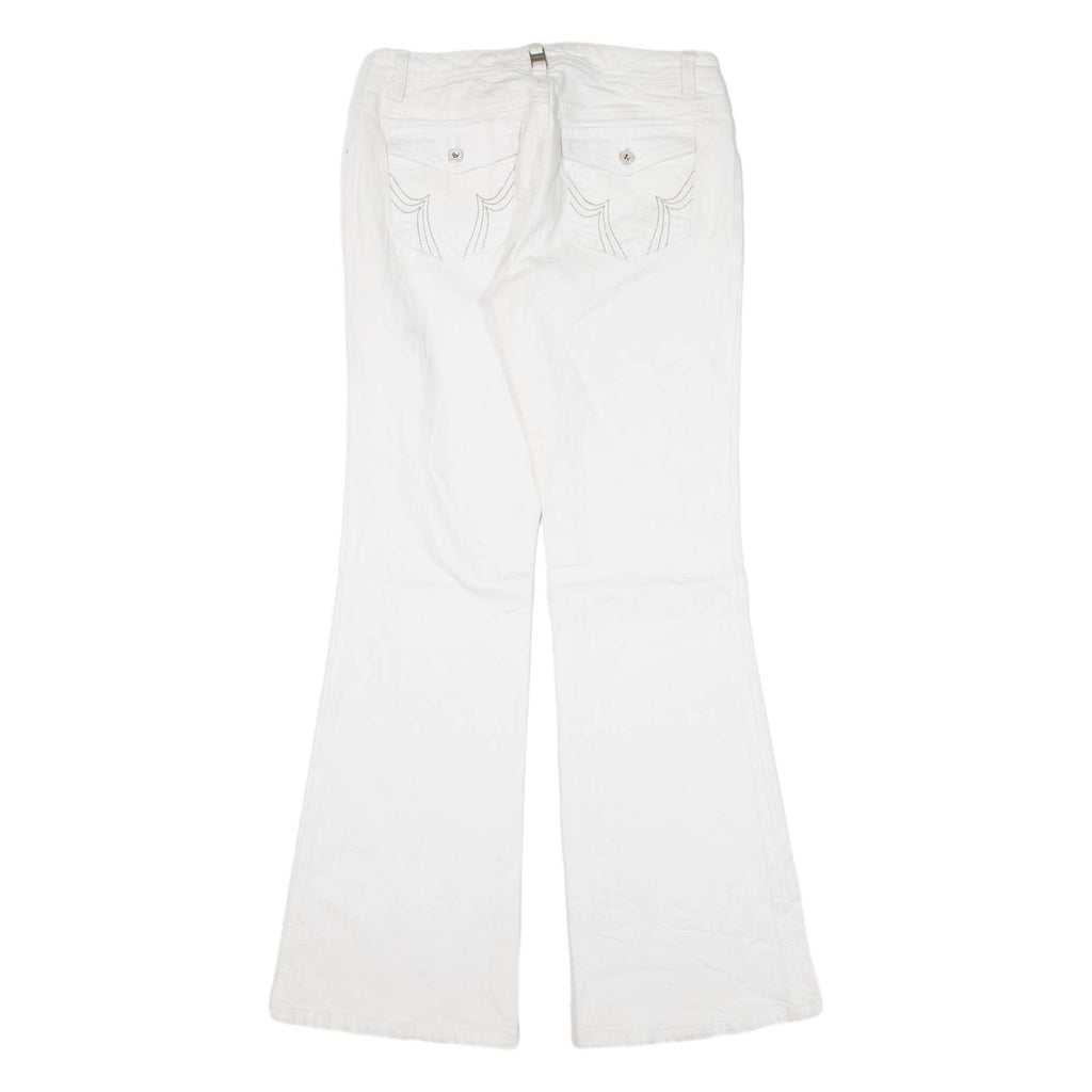 TOMMY JEANS Womens Jeans White Regular Flared W29 L30