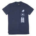 ADIDAS Mens T-Shirt Blue S
