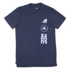 ADIDAS Mens T-Shirt Blue S