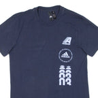 ADIDAS Mens T-Shirt Blue S