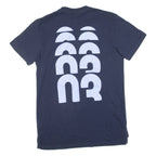 ADIDAS Mens T-Shirt Blue S