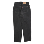 LEVI'S 901 Mens Jeans Black Regular Straight Denim Medium W28 L27 Classic Fit