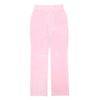 JUICY COUTURE Womens Joggers Pink XS W26 L31 Velour Relaxed Straight Comfortable