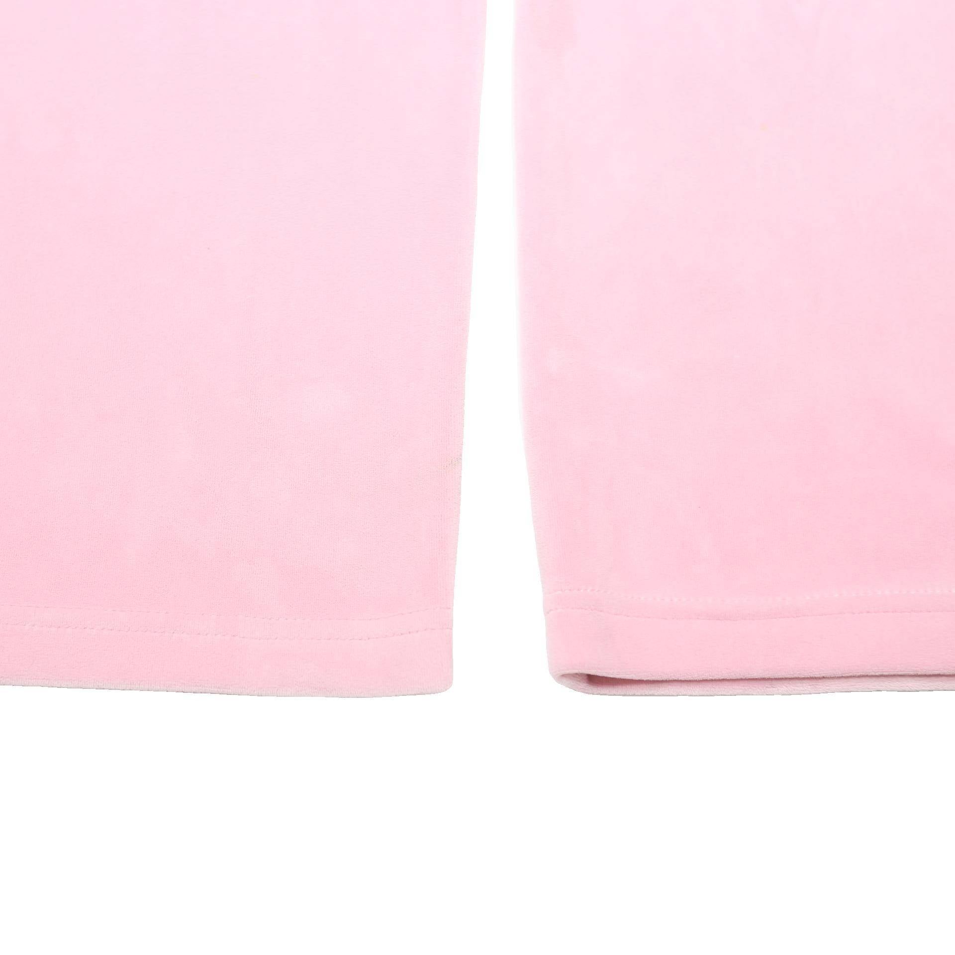 JUICY COUTURE Womens Joggers Pink XS W26 L31 Velour Relaxed Straight Comfortable