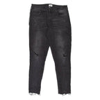 HAILY'S Womens Jeans Black Slim Skinny Stone Wash W29 L27