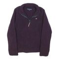 TOMMY HILFIGER Womens Purple Plain Pullover Jumper Crew Neck Polyester Blend M