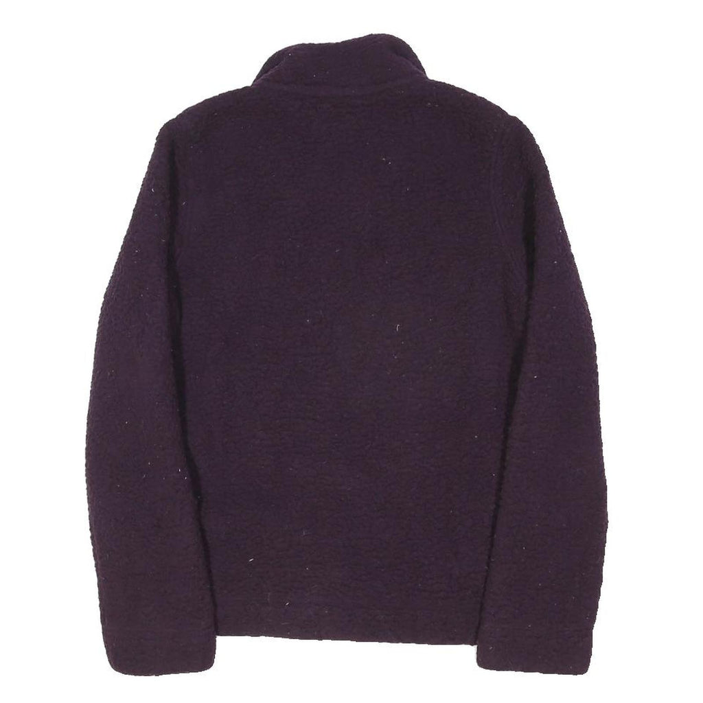 TOMMY HILFIGER Womens Purple Plain Pullover Jumper Crew Neck Polyester Blend M