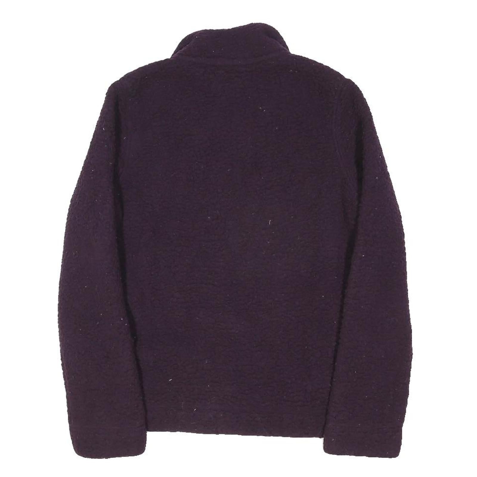 TOMMY HILFIGER Womens Purple Plain Pullover Jumper Crew Neck Polyester Blend M