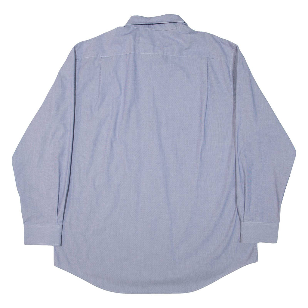 TOMMY HILFIGER Mens Shirt Blue Striped Long Sleeve XL