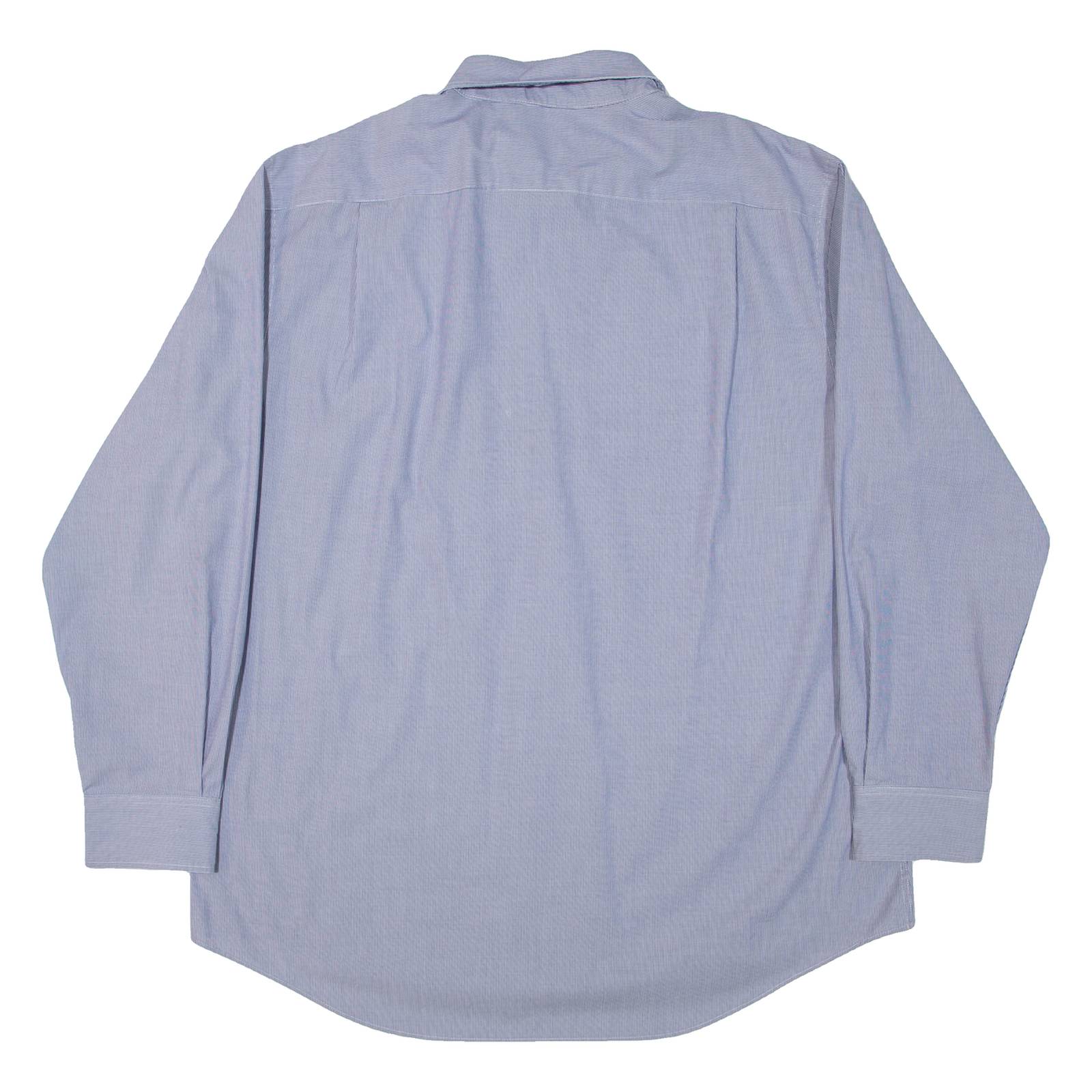 TOMMY HILFIGER Mens Shirt Blue Striped Long Sleeve XL