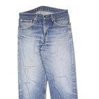 LEVI'S 521 02 Mens Jeans Blue Regular Straight Denim Medium W32 L26 Retro