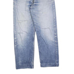 LEVI'S 521 02 Mens Jeans Blue Regular Straight Denim Medium W32 L26 Retro